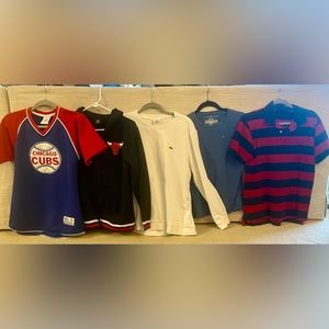 Boys size Large sweaters and long sleeves